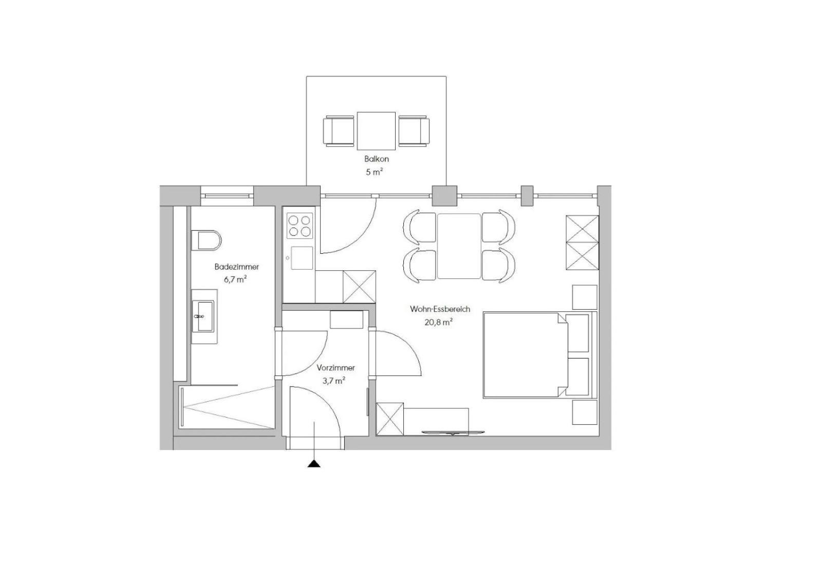 Stylische Wohnung Mit Balkon Вена Экстерьер фото